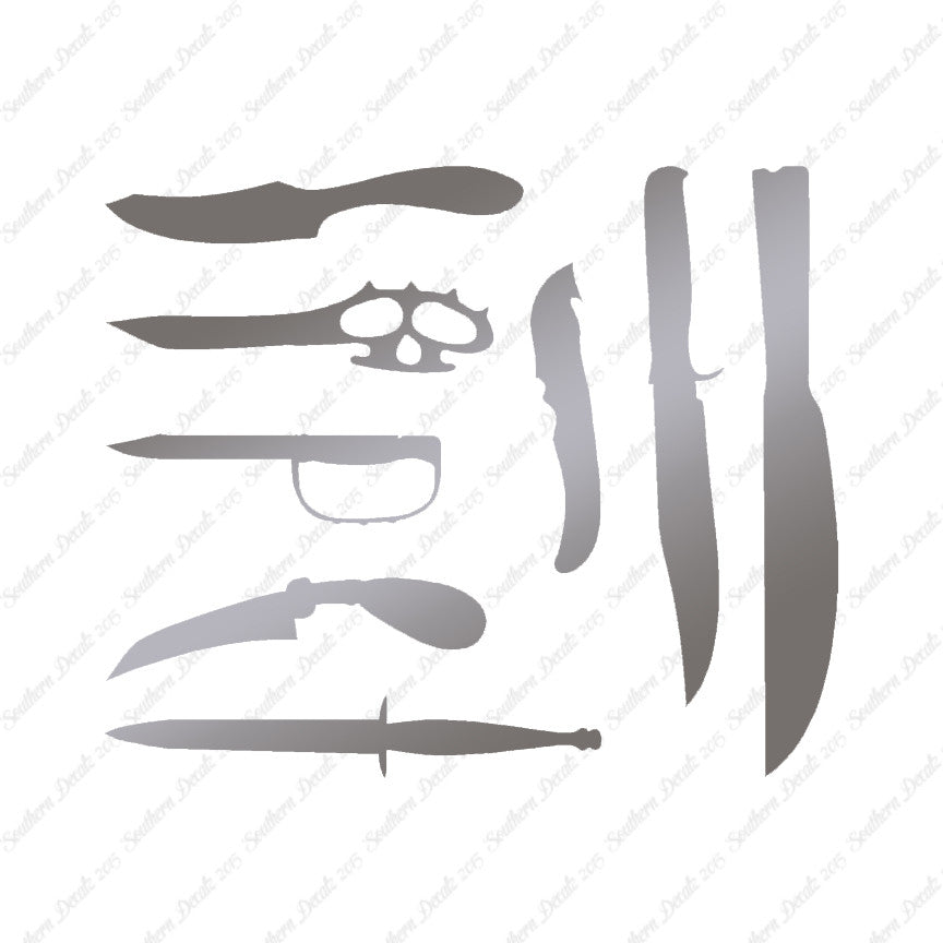 Set Of Daggers Knives