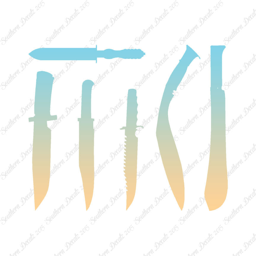 Set Of Knives Daggers