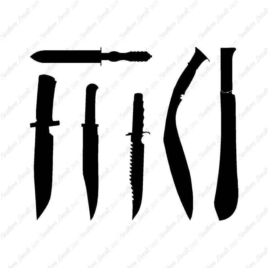 Set Of Knives Daggers