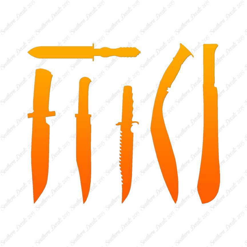 Set Of Knives Daggers