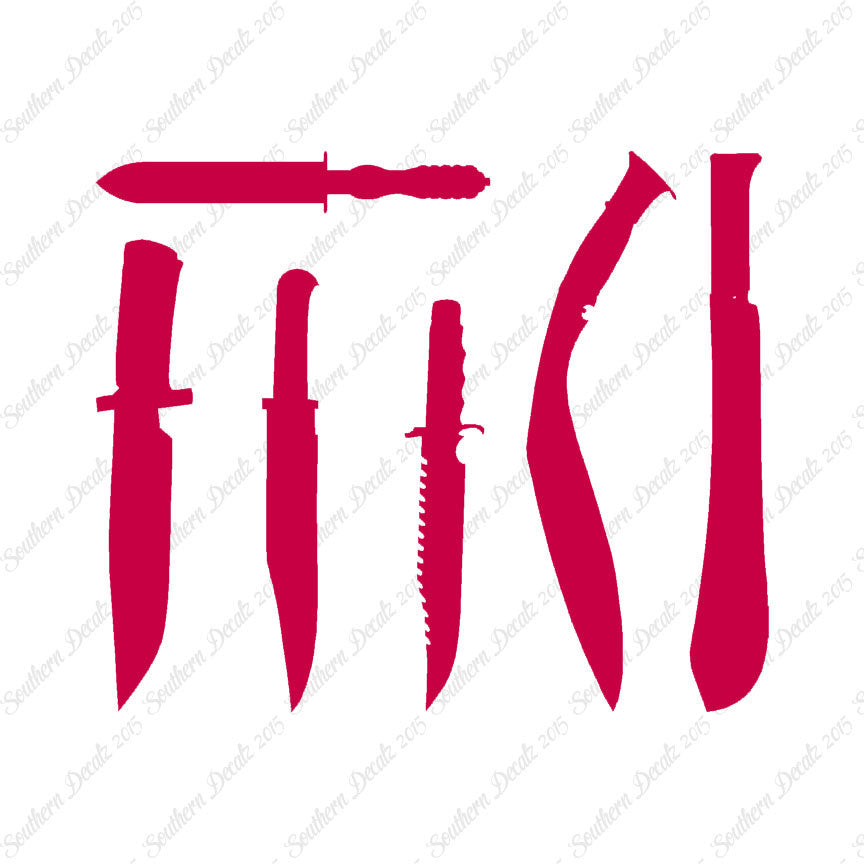 Set Of Knives Daggers