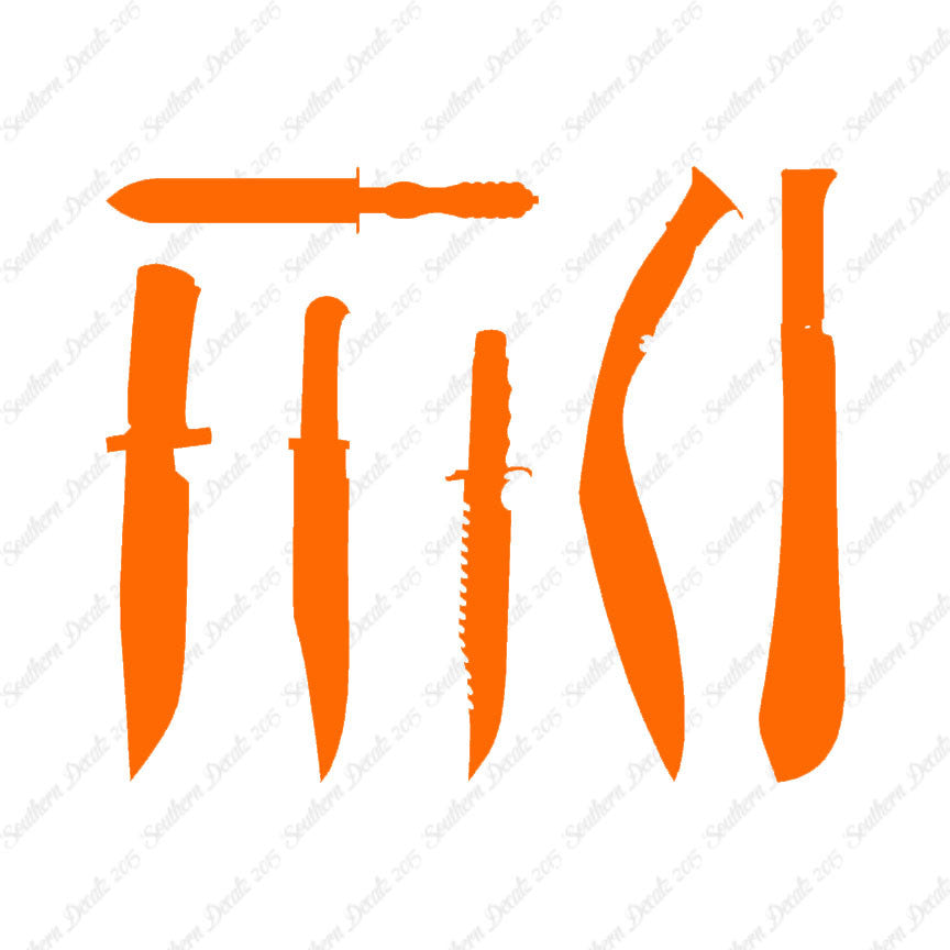 Set Of Knives Daggers