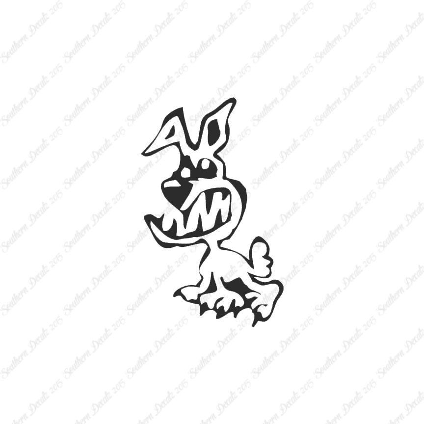 Cartoon Monster Dog