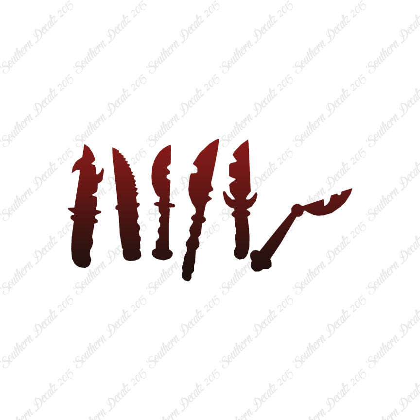 Set Of Zombie Killing Knives