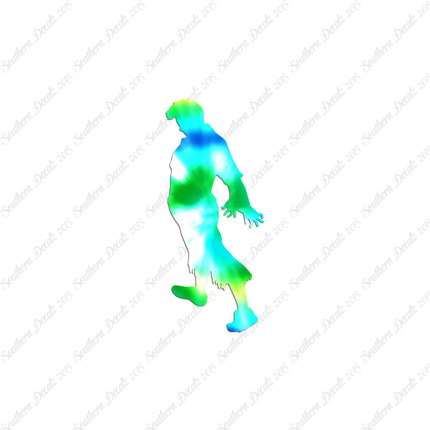 Zombie Silhouette Man Walker