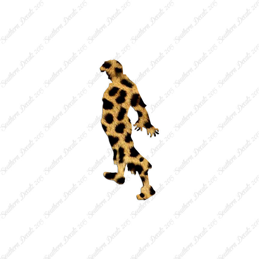 Zombie Silhouette Man Walker