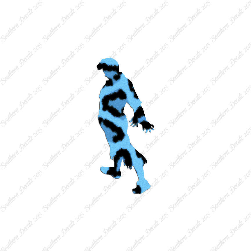 Zombie Silhouette Man Walker