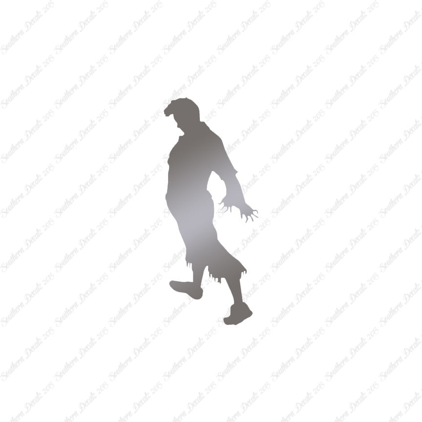 Zombie Silhouette Man Walker