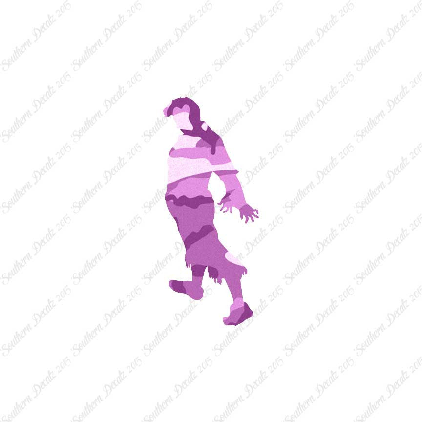 Zombie Silhouette Man Walker