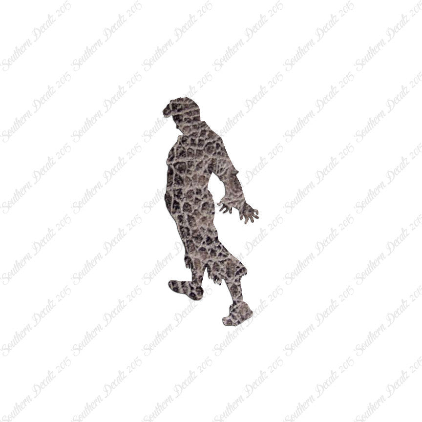 Zombie Silhouette Man Walker