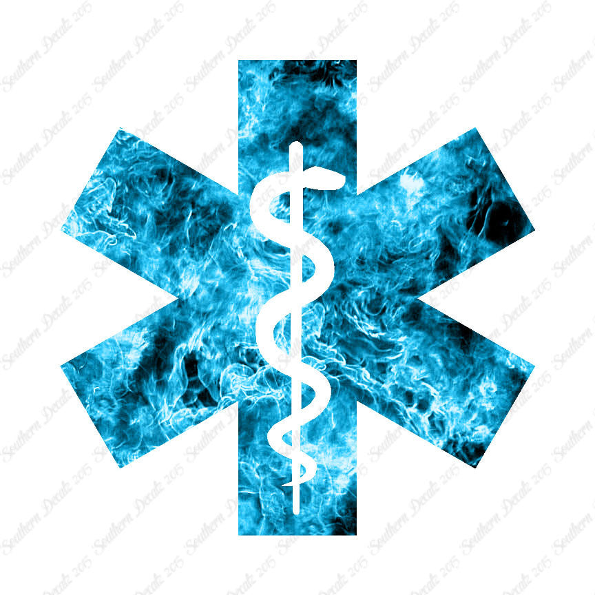 EMT Medical Symbol Snake Staff