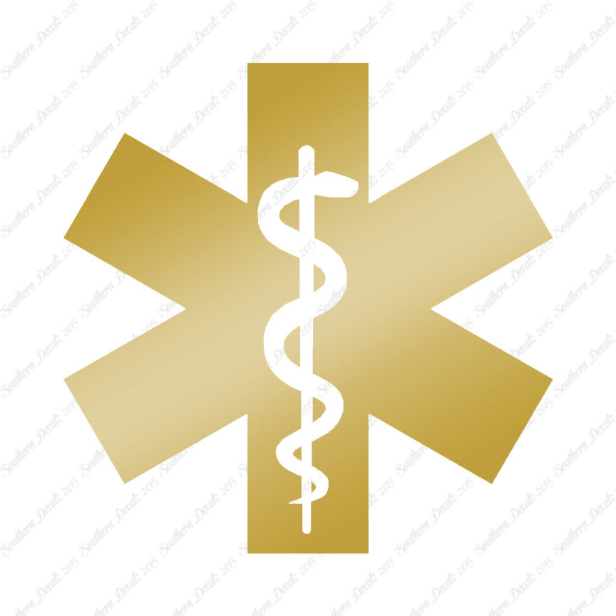 EMT Medical Symbol Snake Staff