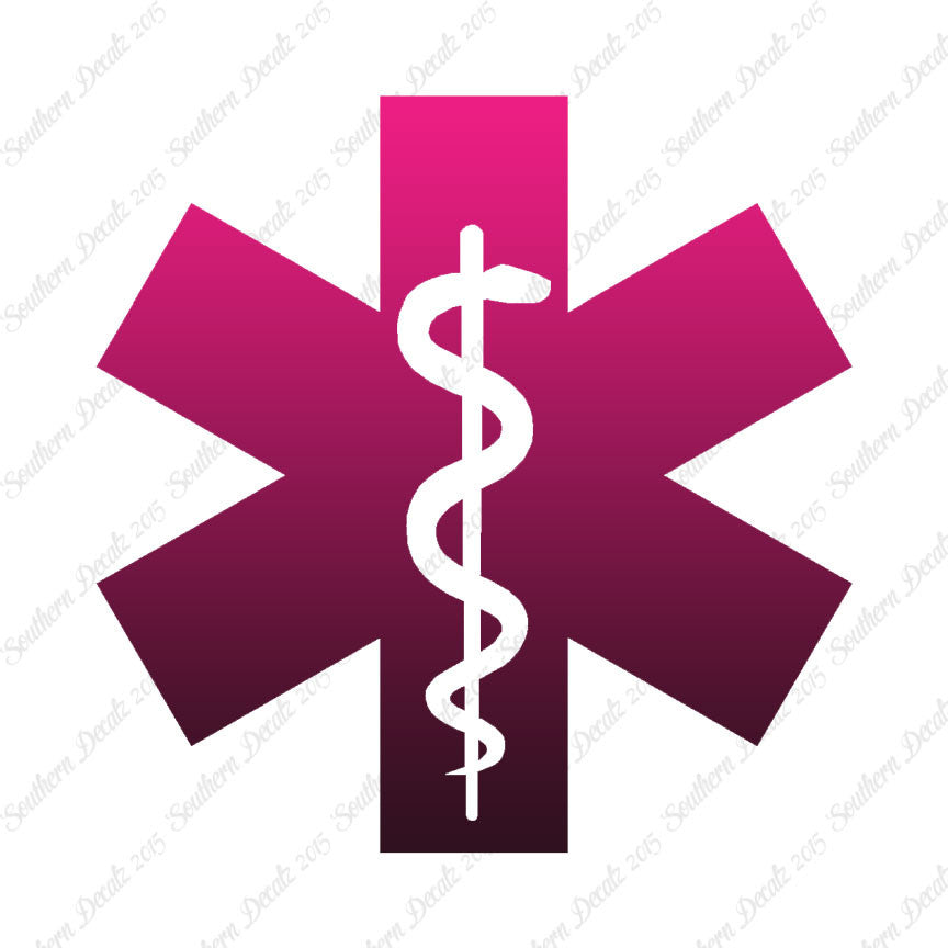 EMT Medical Symbol Snake Staff