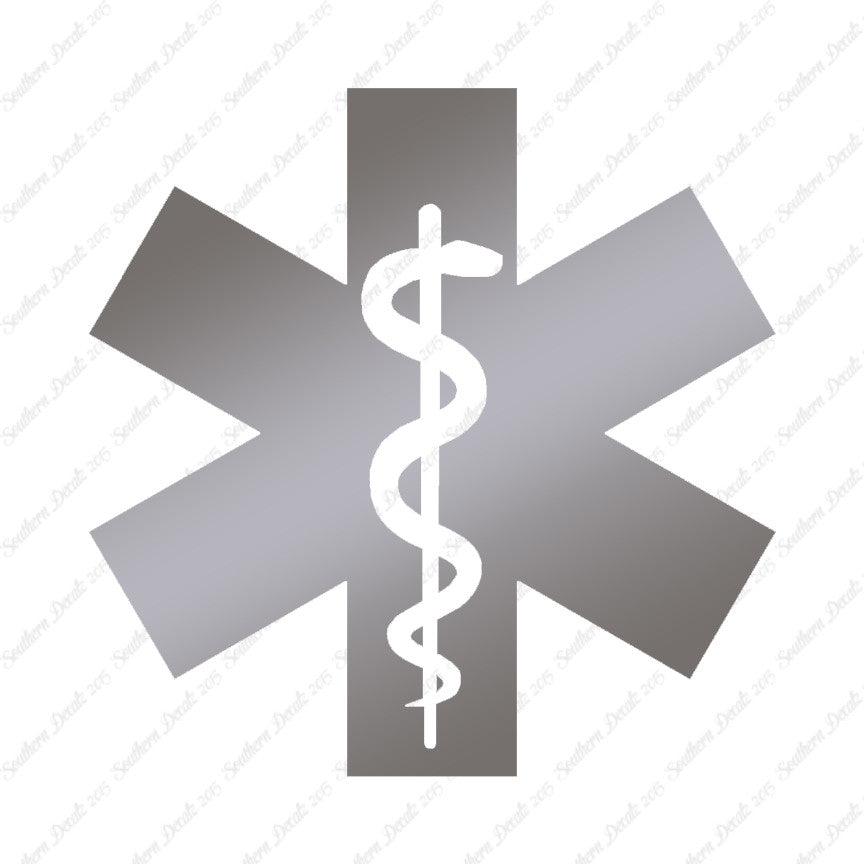 EMT Medical Symbol Snake Staff