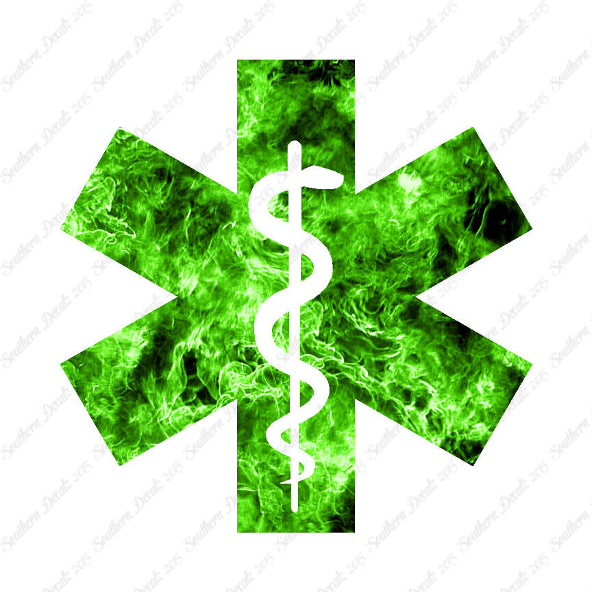 EMT Medical Symbol Snake Staff