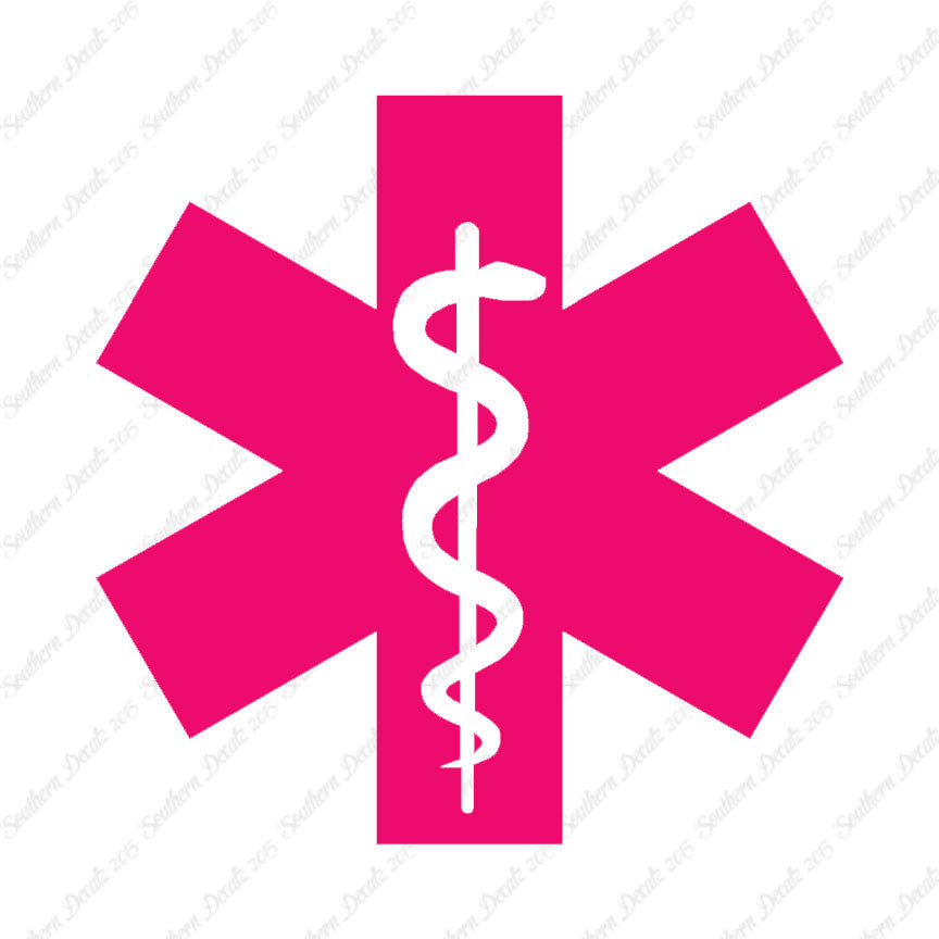 EMT Medical Symbol Snake Staff