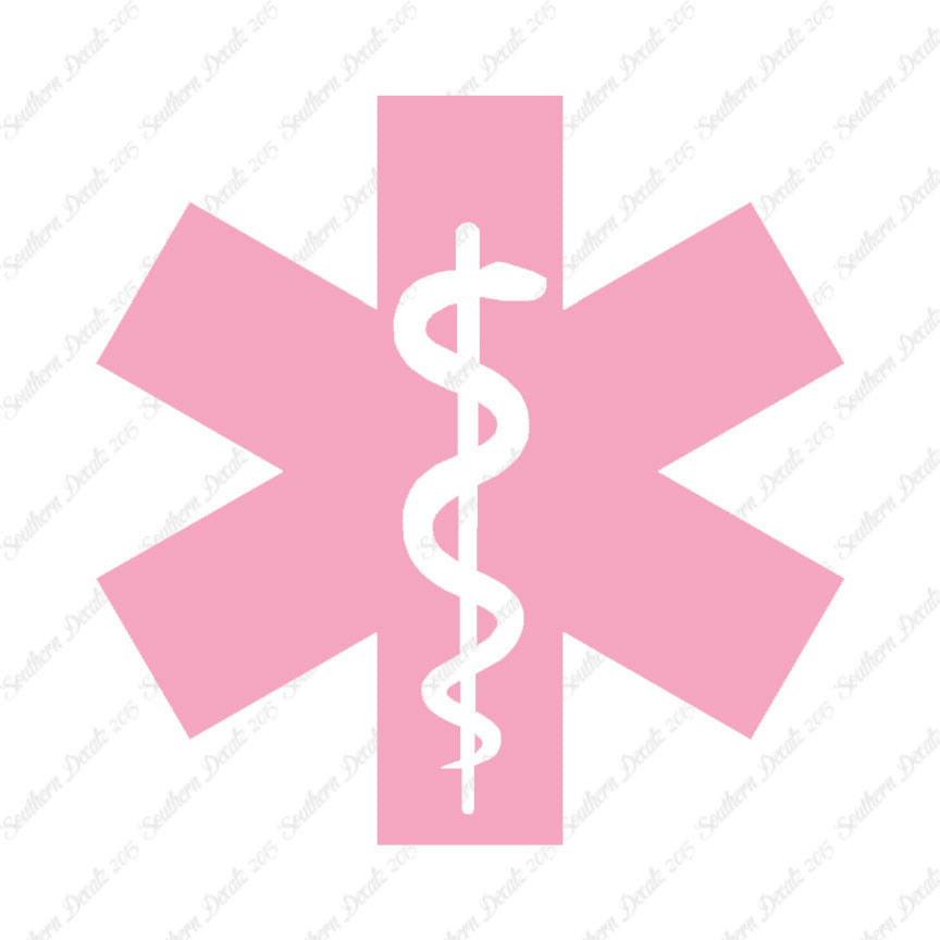 EMT Medical Symbol Snake Staff