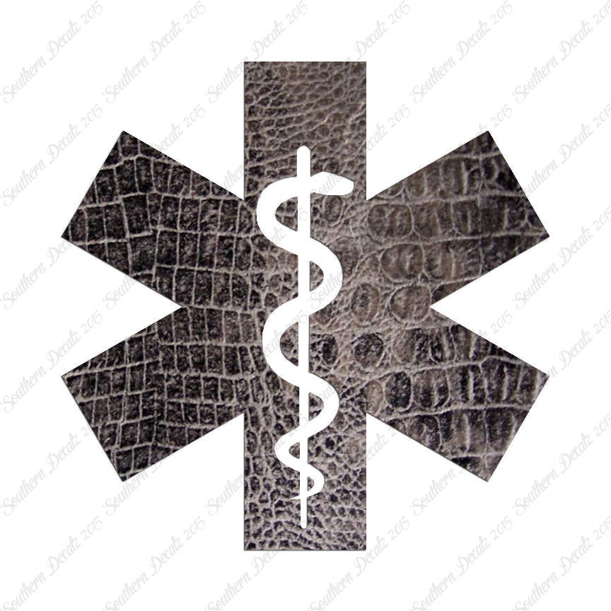 EMT Medical Symbol Snake Staff