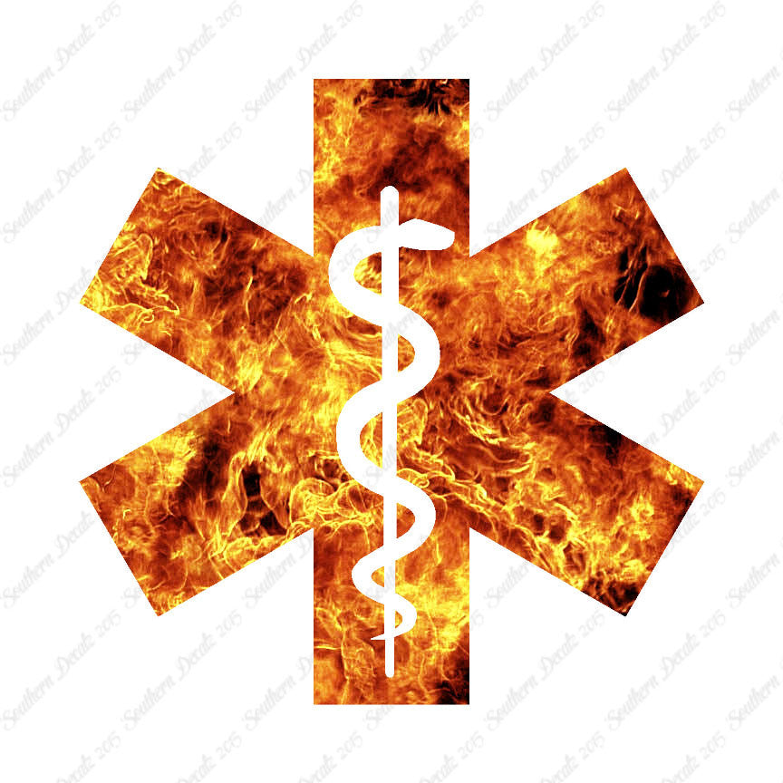 EMT Medical Symbol Snake Staff