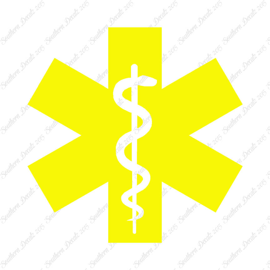 EMT Medical Symbol Snake Staff
