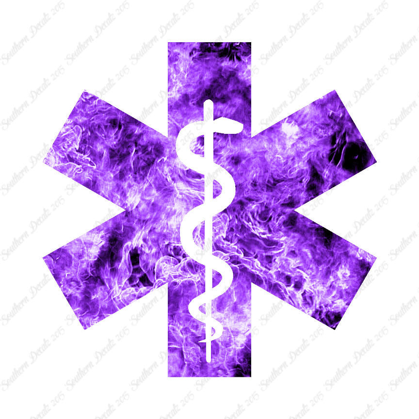 EMT Medical Symbol Snake Staff