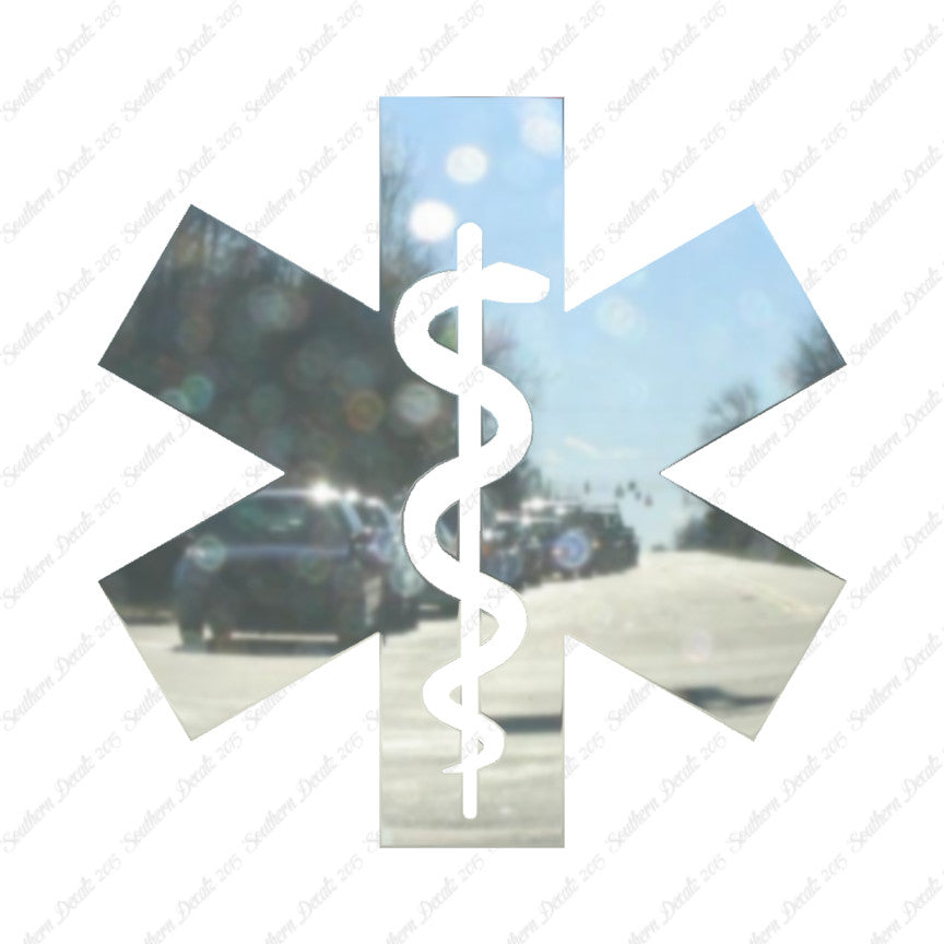 EMT Medical Symbol Snake Staff