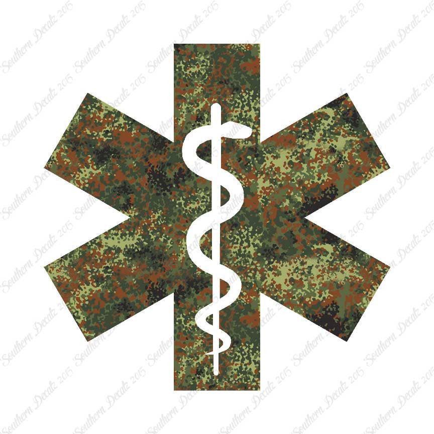 EMT Medical Symbol Snake Staff