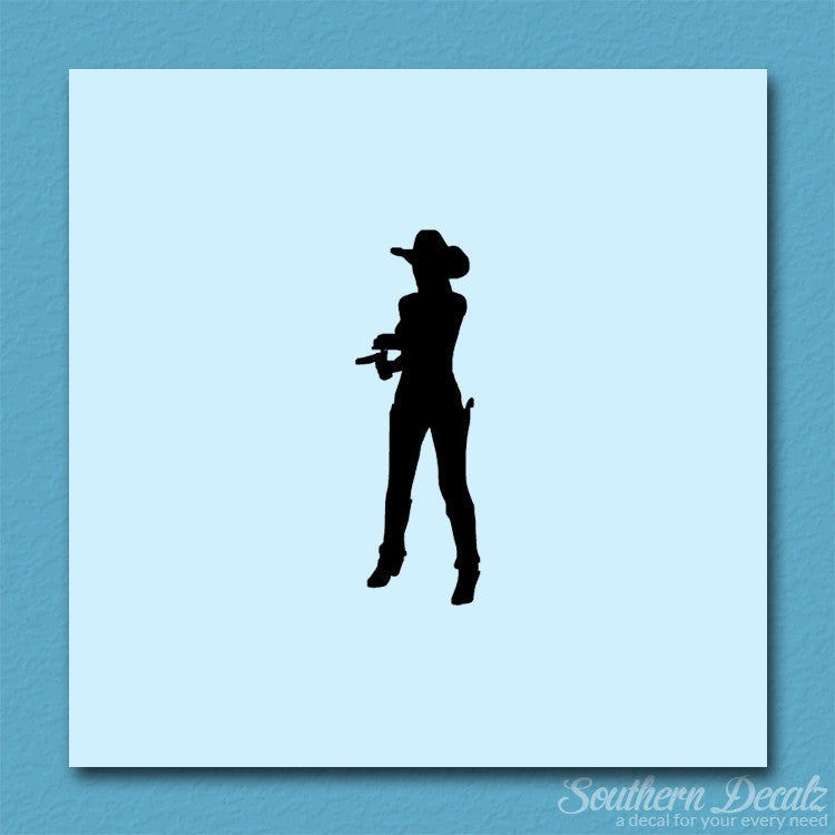 Cowgirl Sheriff Shooting Western