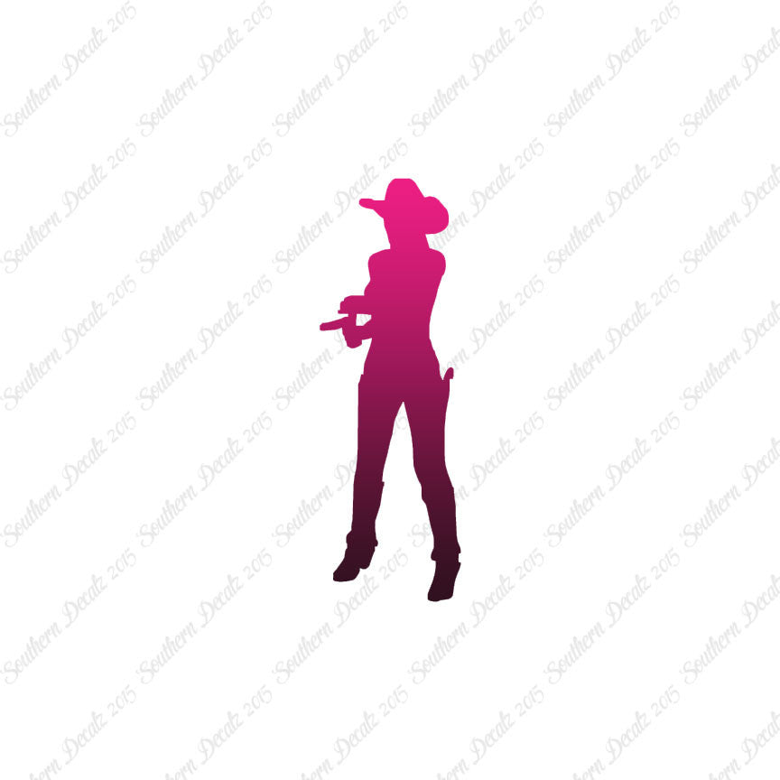 Cowgirl Sheriff Shooting Western