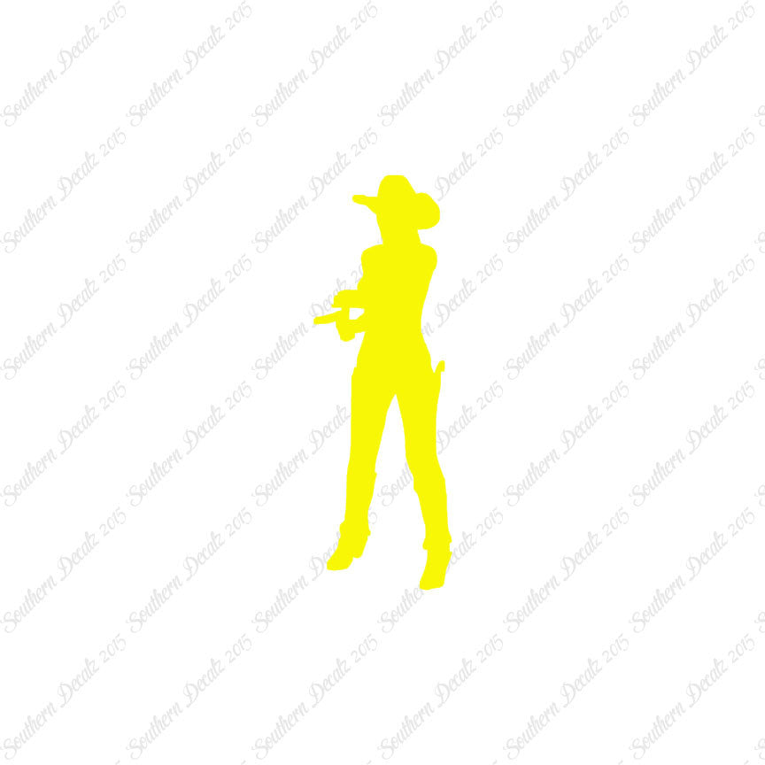 Cowgirl Sheriff Shooting Western