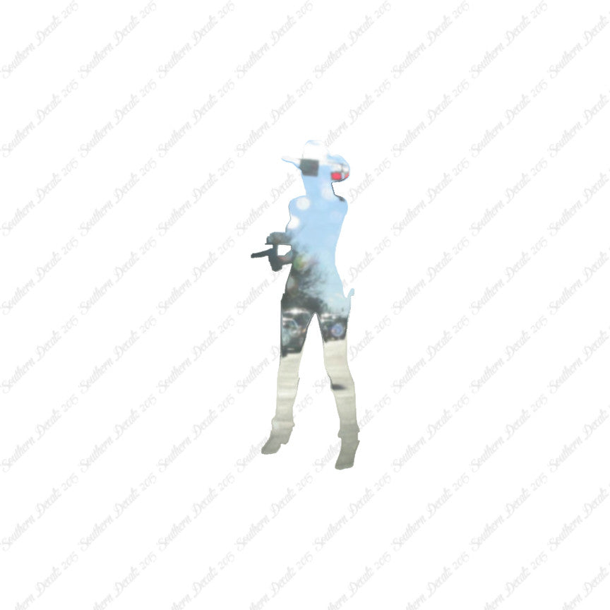 Cowgirl Sheriff Shooting Western