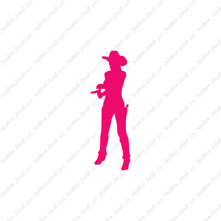 Cowgirl Sheriff Shooting Western