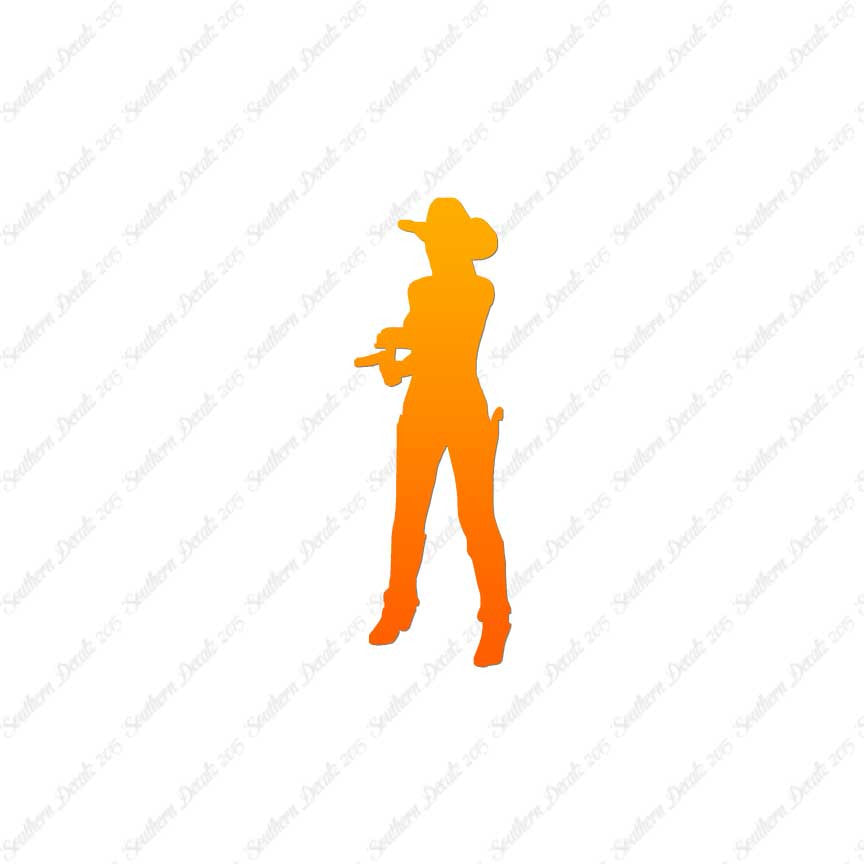 Cowgirl Sheriff Shooting Western