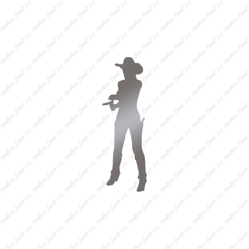 Cowgirl Sheriff Shooting Western