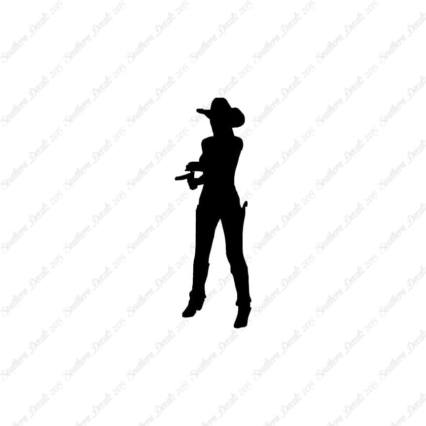 Cowgirl Sheriff Shooting Western
