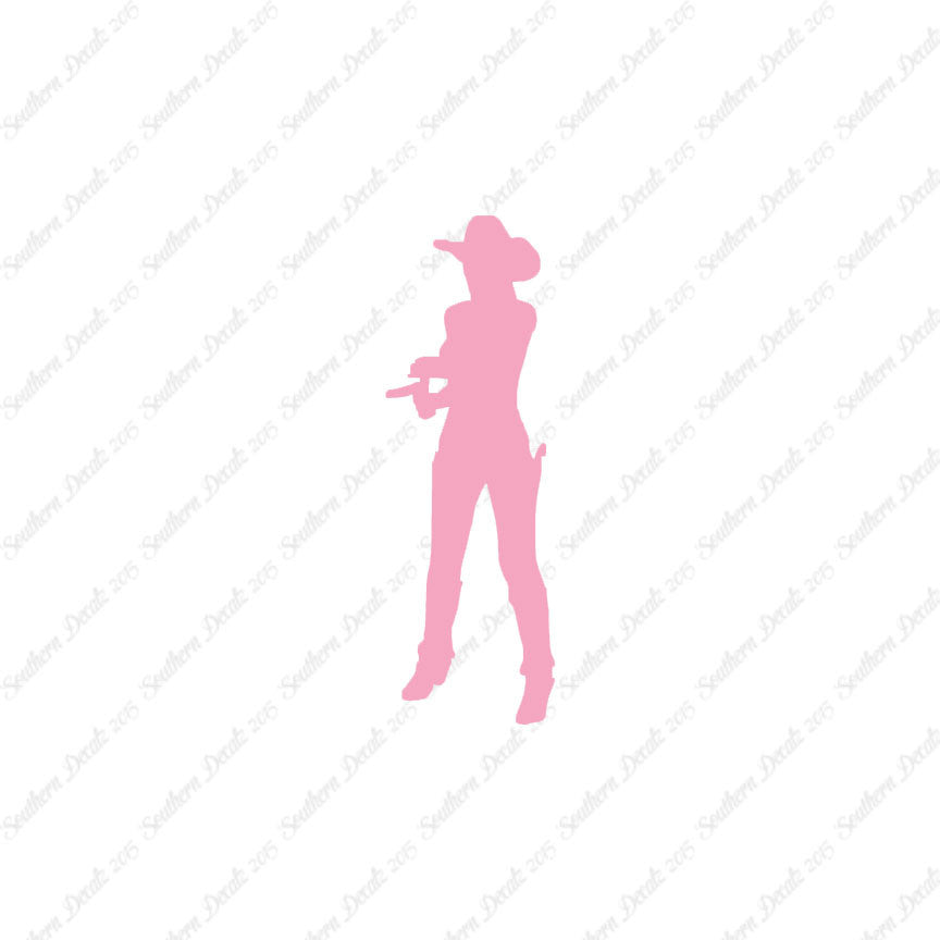 Cowgirl Sheriff Shooting Western