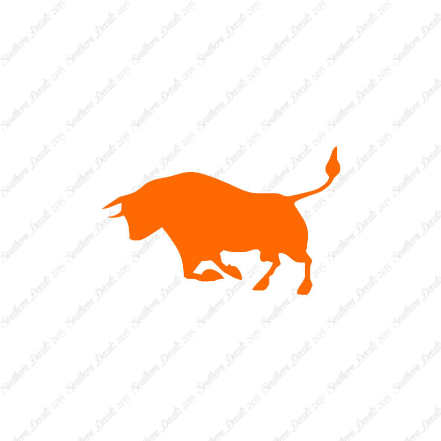 Bull Charging Angry