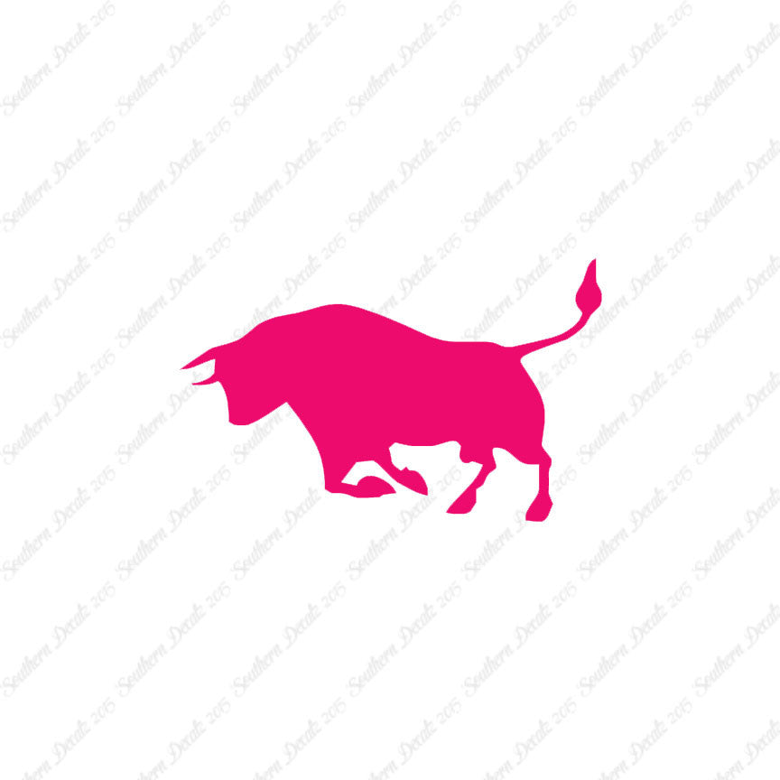 Bull Charging Angry