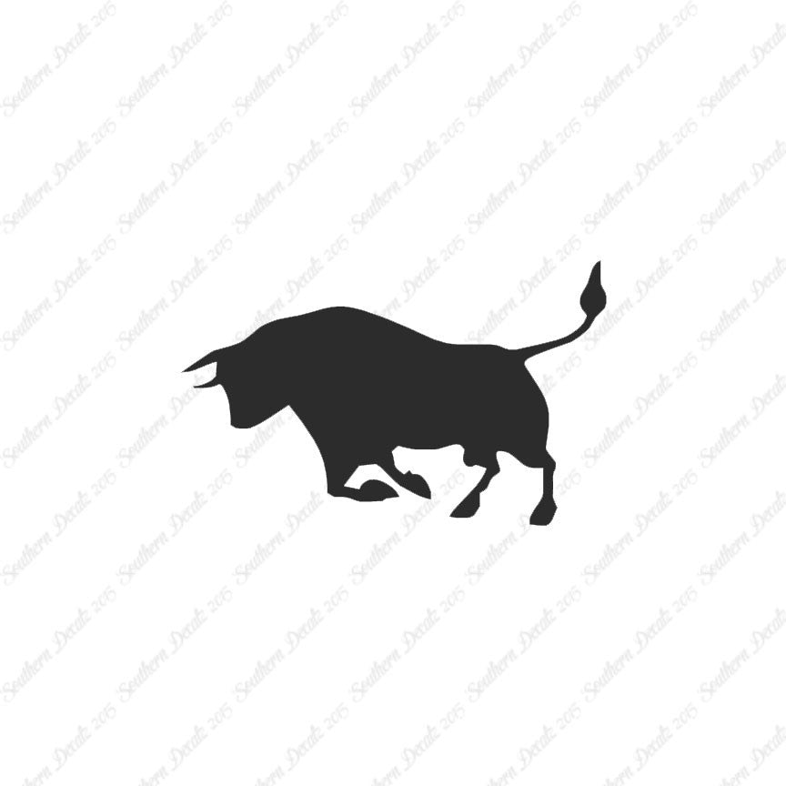 Bull Charging Angry