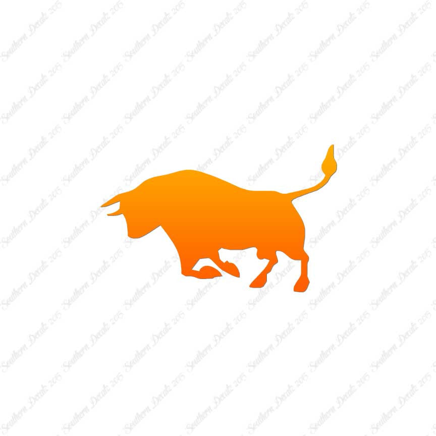Bull Charging Angry