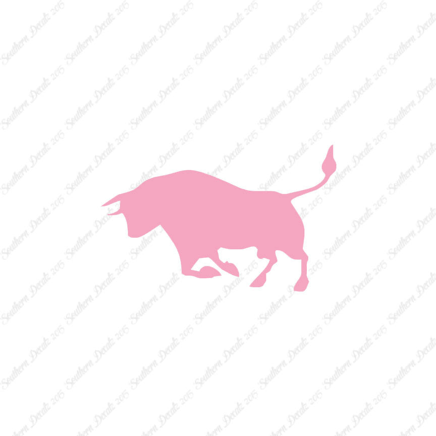 Bull Charging Angry