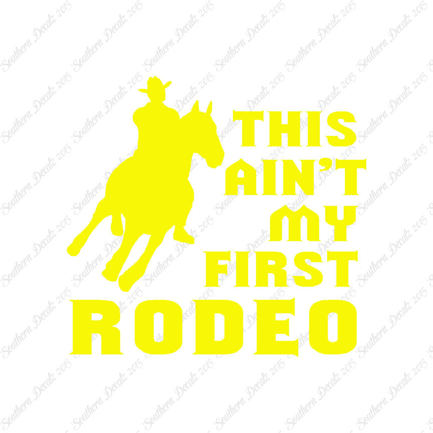Ain't First Rodeo Bronco