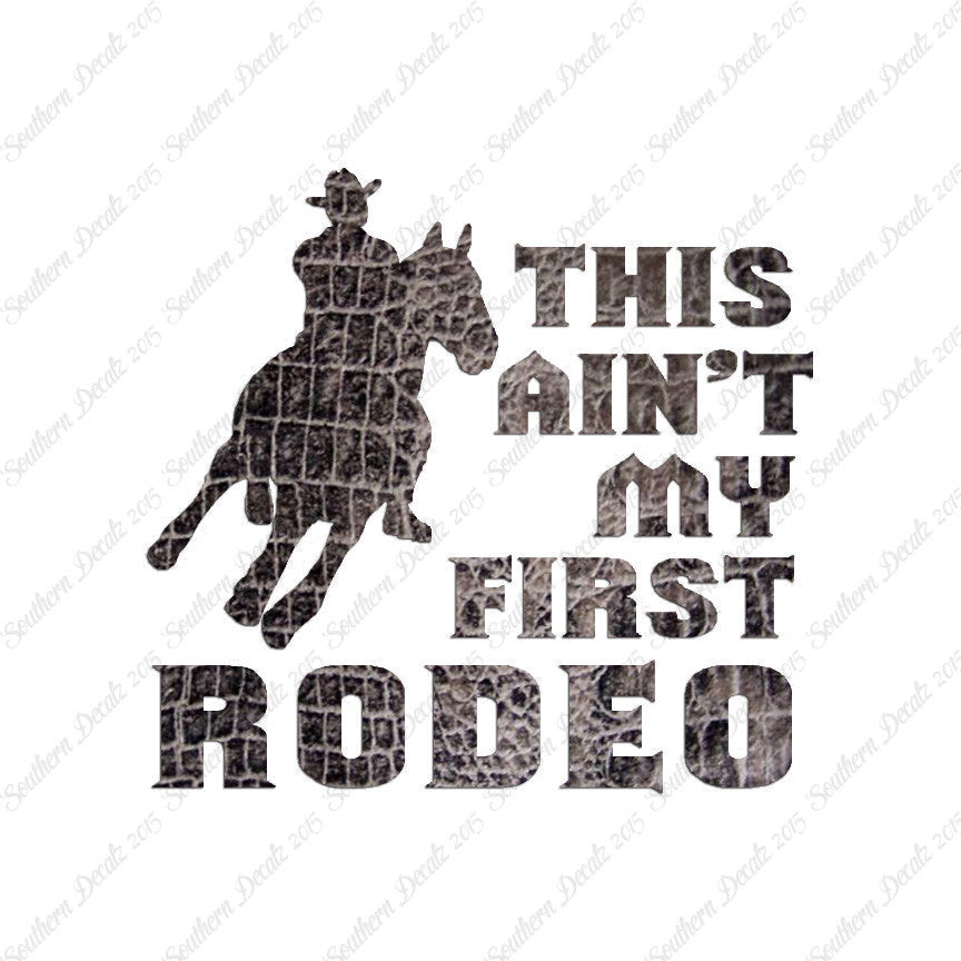 Ain't First Rodeo Bronco