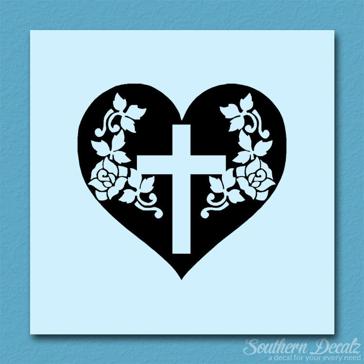 Cross Heart Roses