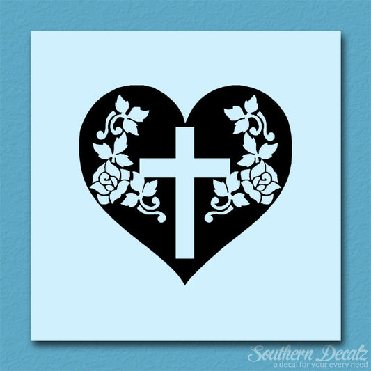 Cross Heart Roses
