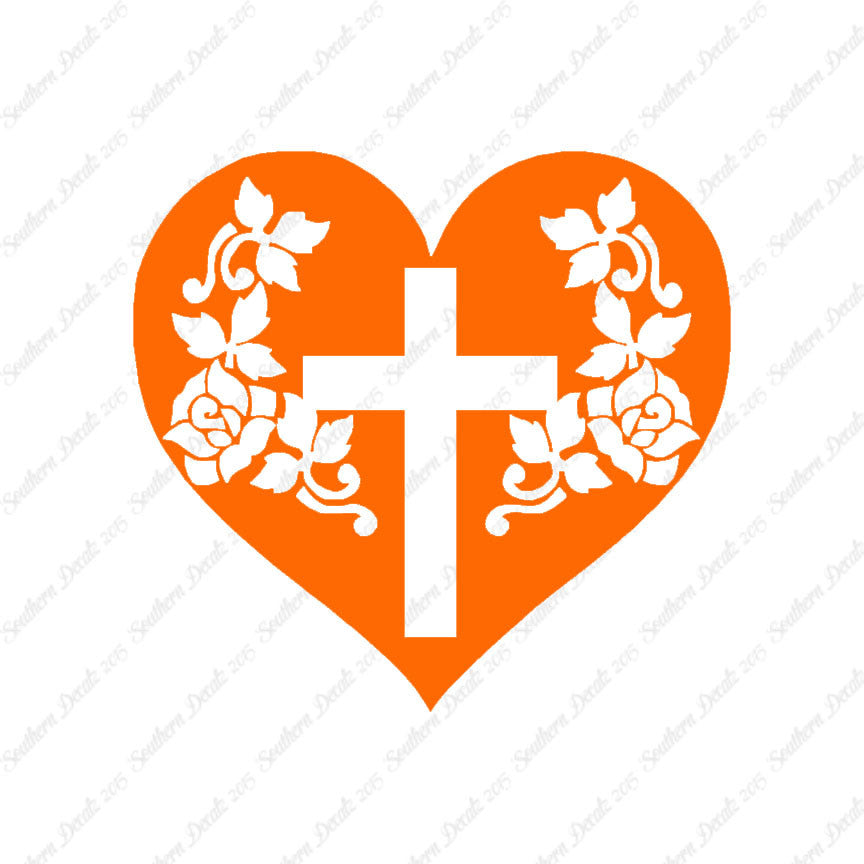Cross Heart Roses