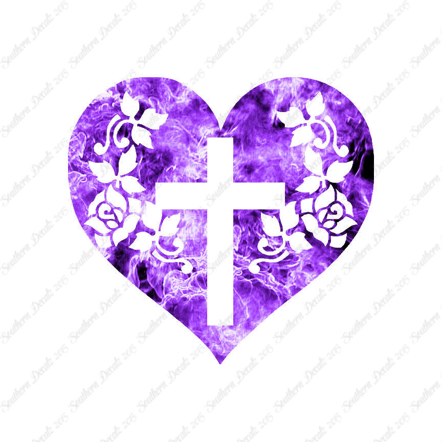 Cross Heart Roses