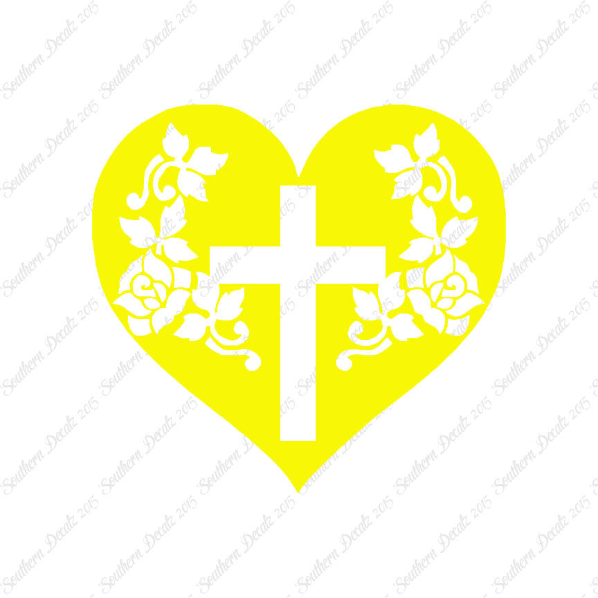 Cross Heart Roses