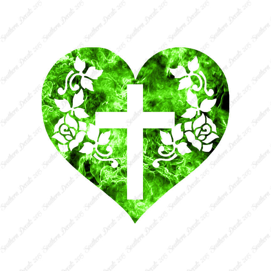 Cross Heart Roses