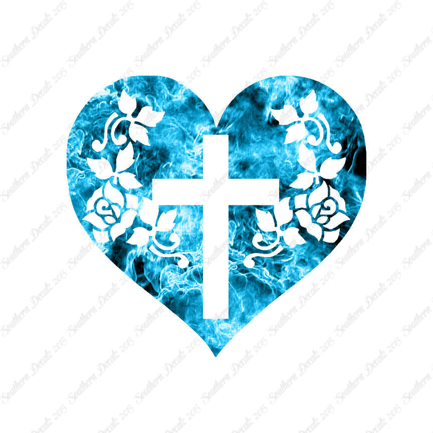 Cross Heart Roses